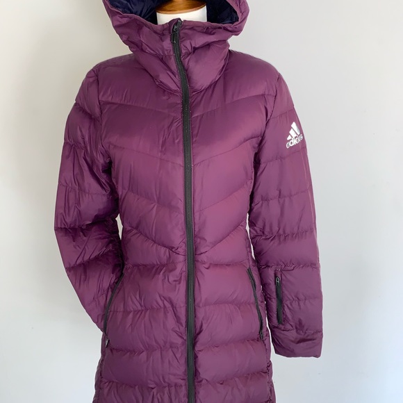 Aubergine Allergisch opraken adidas | Jackets & Coats | Adidas Down Filled Coat Womens Small | Poshmark